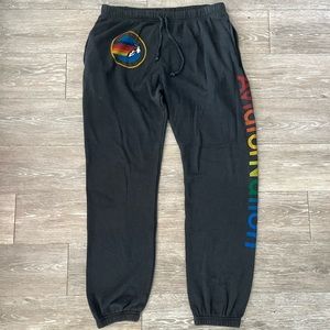 Aviator Nation Charcoal Grey sweatpants